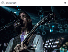 Tablet Screenshot of oneseasonmusic.com